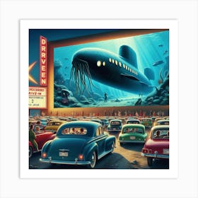 Submarine Movie Art Print