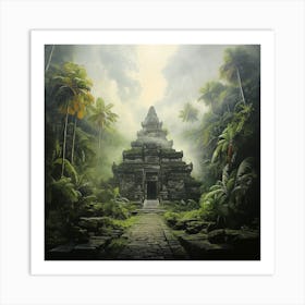 Temple In The Jungle 11 Art Print