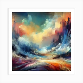 Abstract Painting 24 Art Print