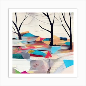 'Paper Forest' Art Print