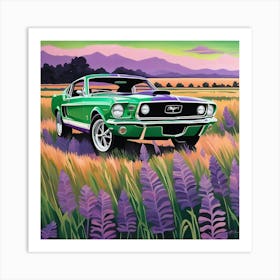 Ford Mustang 2 Art Print