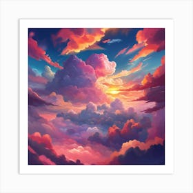 ☁☁The beauty of sky~ Art Print