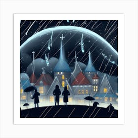 Snow Globe Art Print