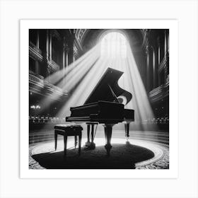 Grand Piano Art Print