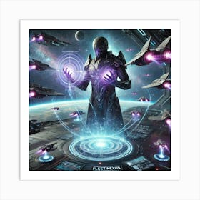 Archon Vexis Fleet Nexus Scifi Art Print