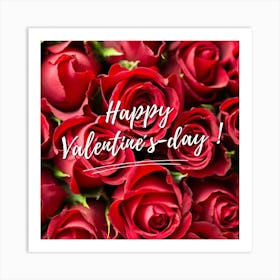 Happy Valentine'S Day 1 Art Print