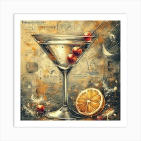 Martini 6 Art Print