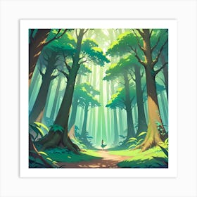 Forest Path 4 Art Print