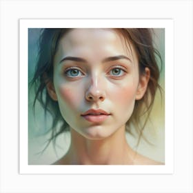 Portrait Of A Girl 28 Art Print