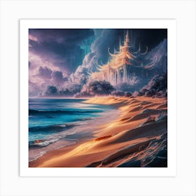 Sand Castle 3 Art Print