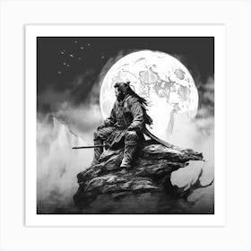 Samurai Warrior 3 Art Print