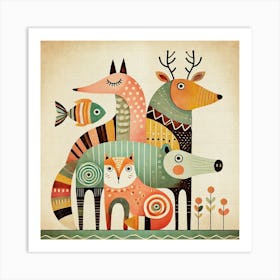 Surreal Animals 03 Art Print