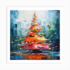 Alvarocz Modern Art Christmas Tree 1cd07863 99b6 49ce Bbcb 2be89b74648d Art Print