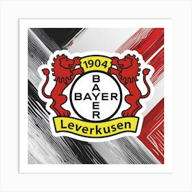 Bayer 04 Leverkusen Logo Wall Art 16 Art Print