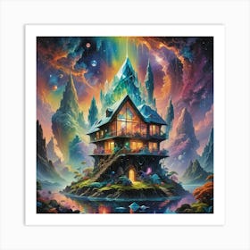 House On A Hill Art Print