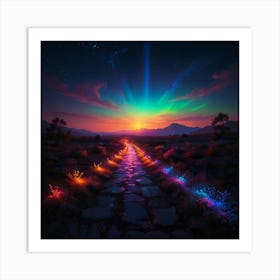 Rainbow Path 2 Art Print