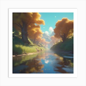 Mountain Stream 18 Art Print