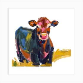 Angus Cow 04 Art Print