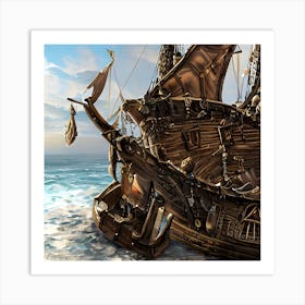 Pirate Ship 1 Art Print