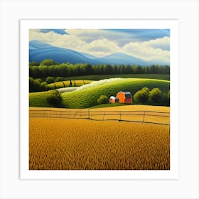 Sweet Farm Life Art Print