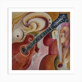 Gym Wall Art, Mandolin  Art Print