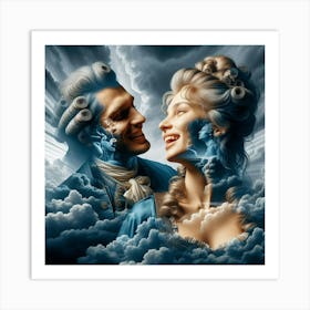 Love In The Clouds Art Print