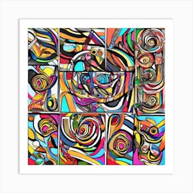 Abstract Painting 25 Art Print