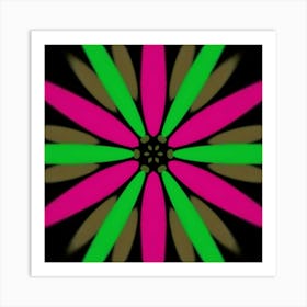 Abstract Flower Poster