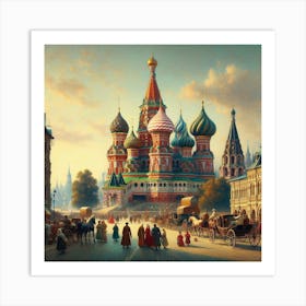 Moscow Cathedral 2 Art Print