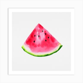 Watermelon Watercolor Artwork 1 Art Print