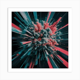 Explosion Art Print