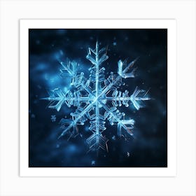 Snowflake 4 Art Print