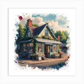 Little Cottage Art Print