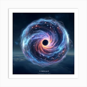 Black Hole Art Print