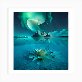 Lotus Flower Art Print