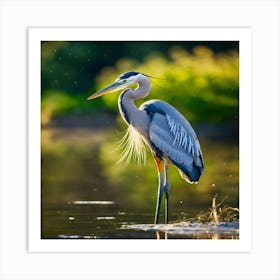 Great Blue Heron 2 Art Print