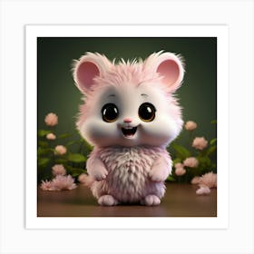 Cute Hamster 6 Art Print