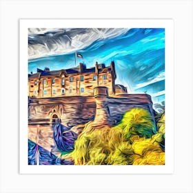 Edinburgh Castle Series 3 Art Print