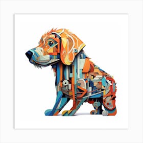 Abstract Dog Art Print