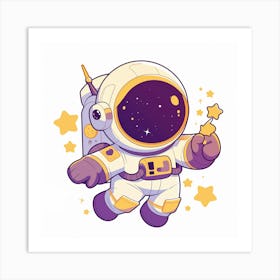 Astronaut In Space 16 Art Print