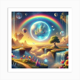 Rainbow In The Sky 22 Art Print