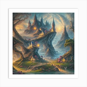 Fairytale Castle 1 Art Print