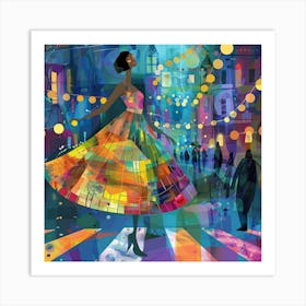 Night On The Town Art Print