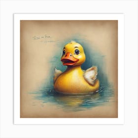 Ducky 4 Art Print