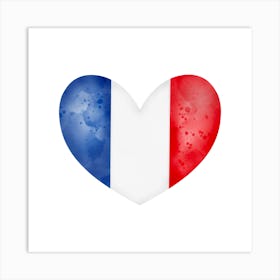 Heart Of France Art Print