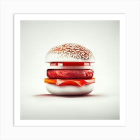 Cheeseburger Iconic (132) 1 Art Print