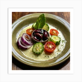 Greek Salad 1 Art Print