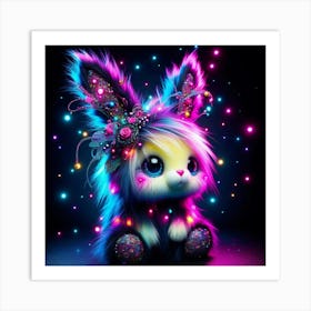 Bunny Bunny emo 2 Art Print