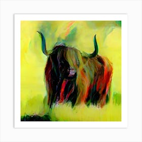 Highland Cow Art Print
