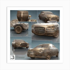 Dirty Cars Art Print